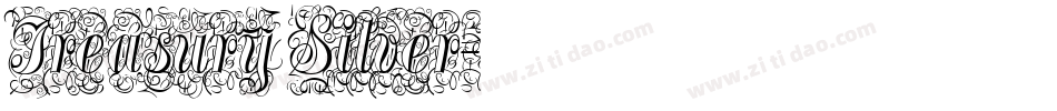 Treasury Silver字体转换